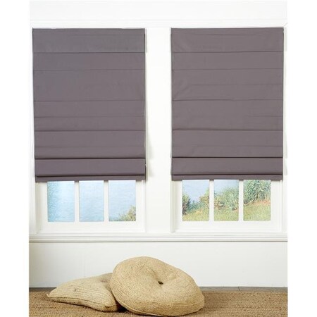 Safe Styles Safe Styles UBQ23X72GR Cordless Roman Shade; Gray - 23 x 72 in. UBQ23X72GR
